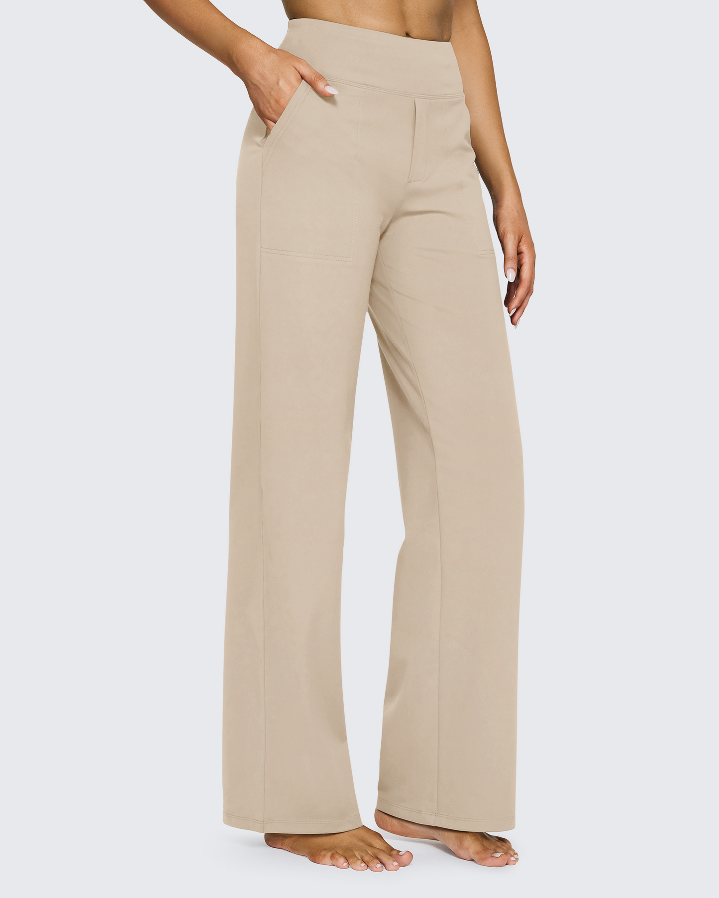 Luxe® High-Waist Work Pants