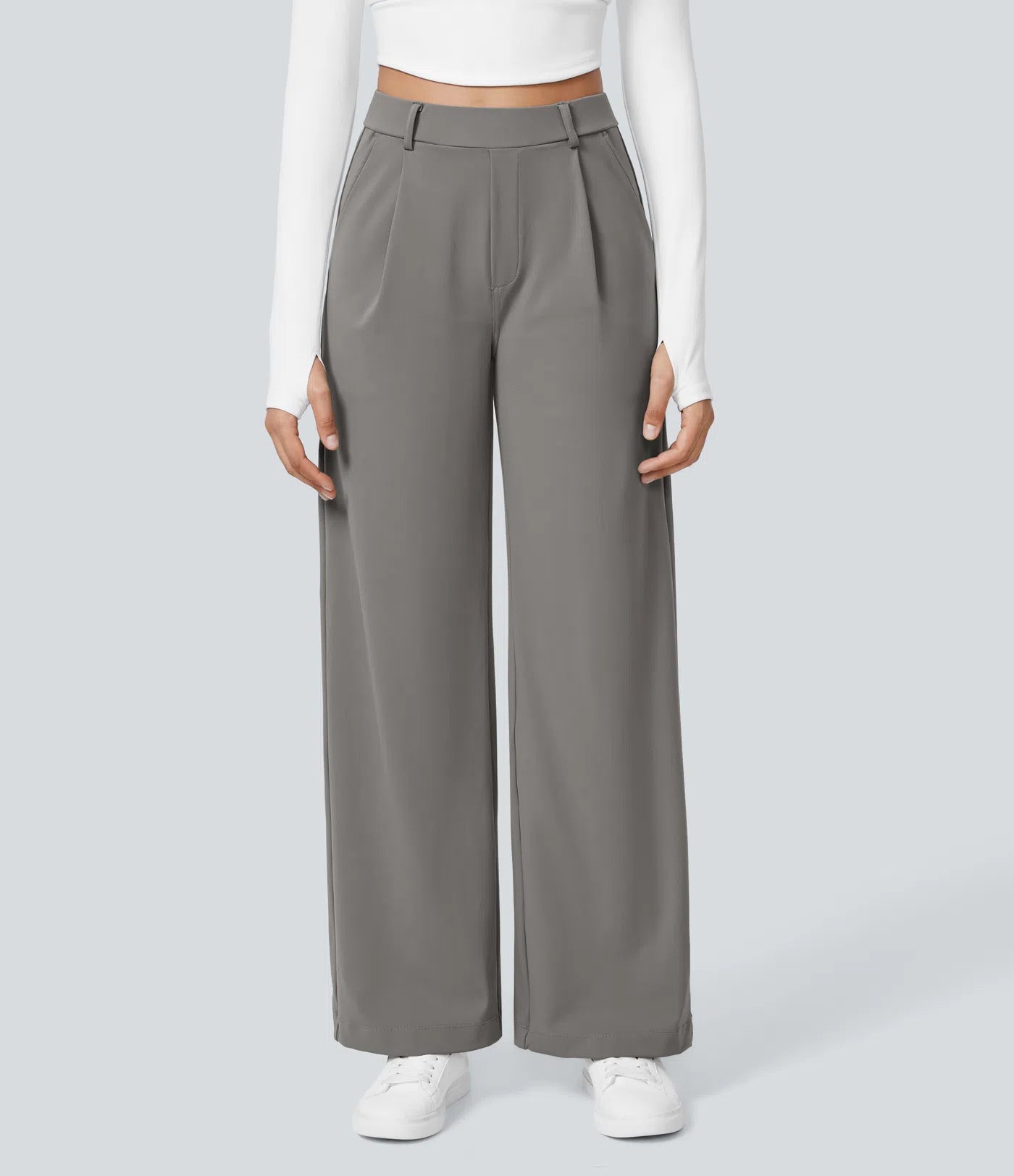 Luxe® High-Waist Work Pants