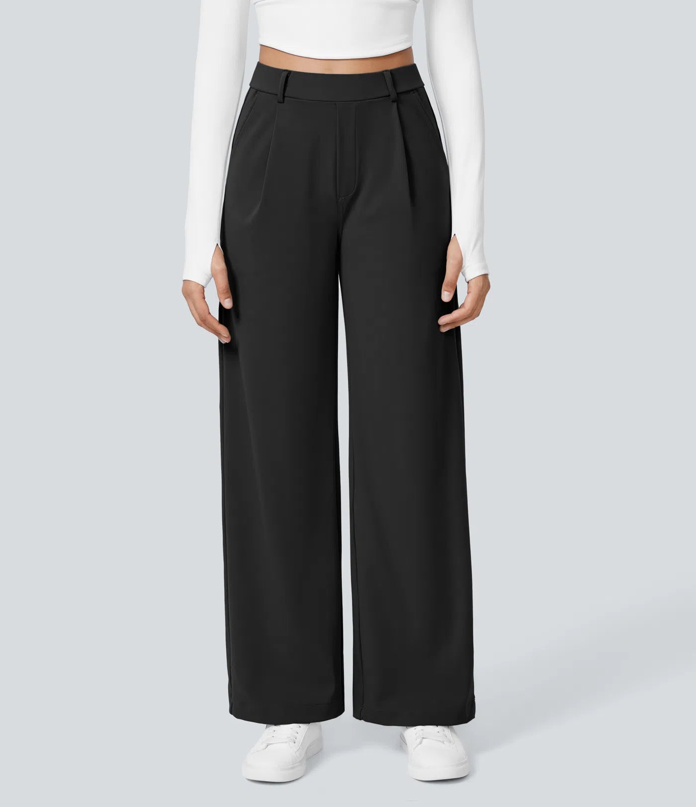 Luxe® High-Waist Work Pants