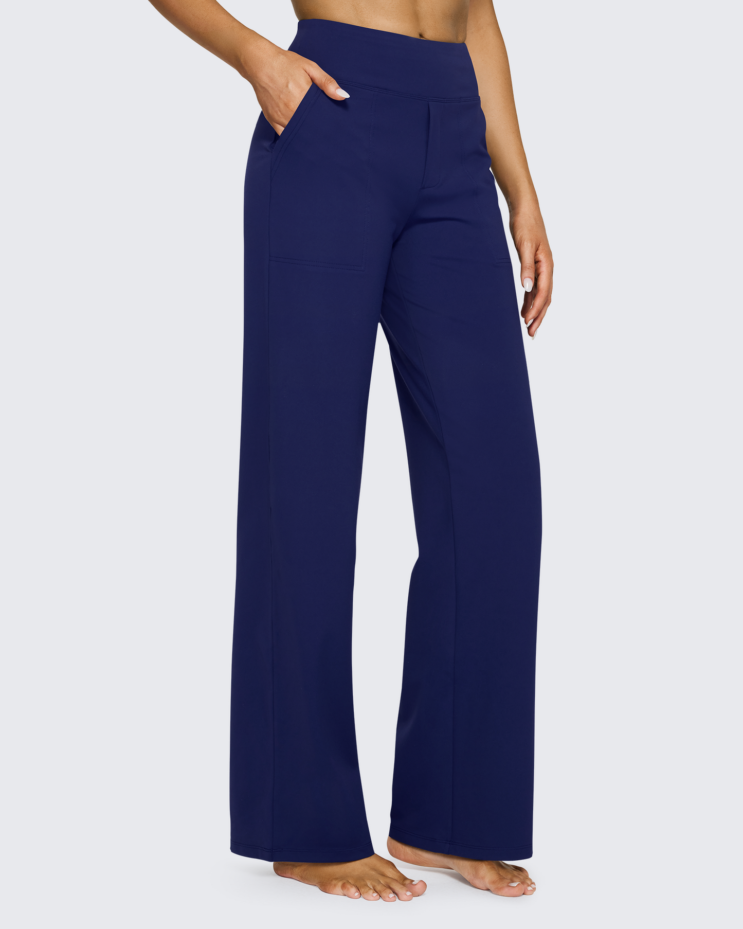 Luxe® High-Waist Work Pants