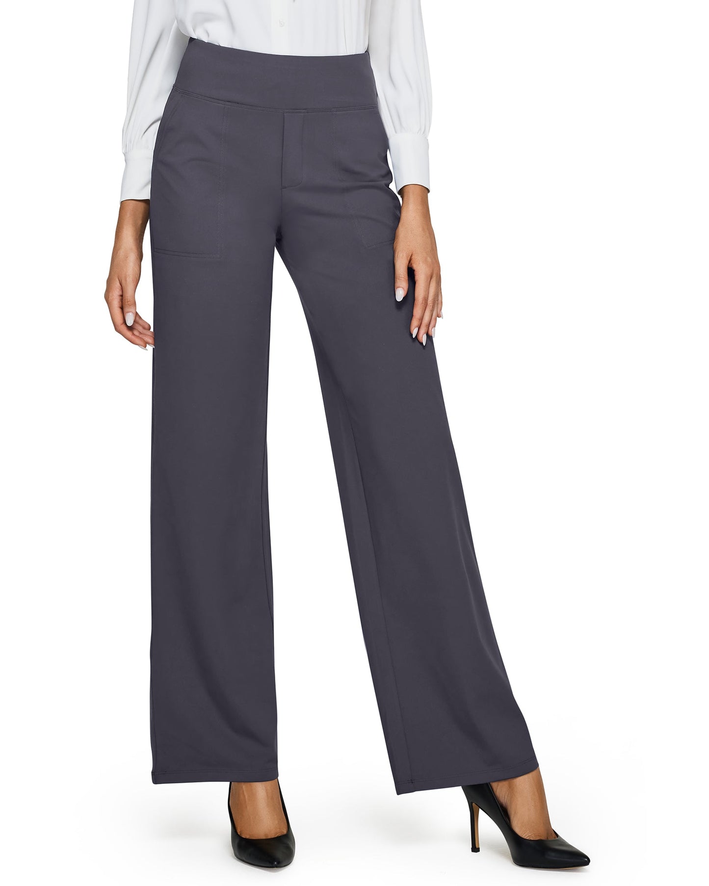 Luxe® High-Waist Work Pants
