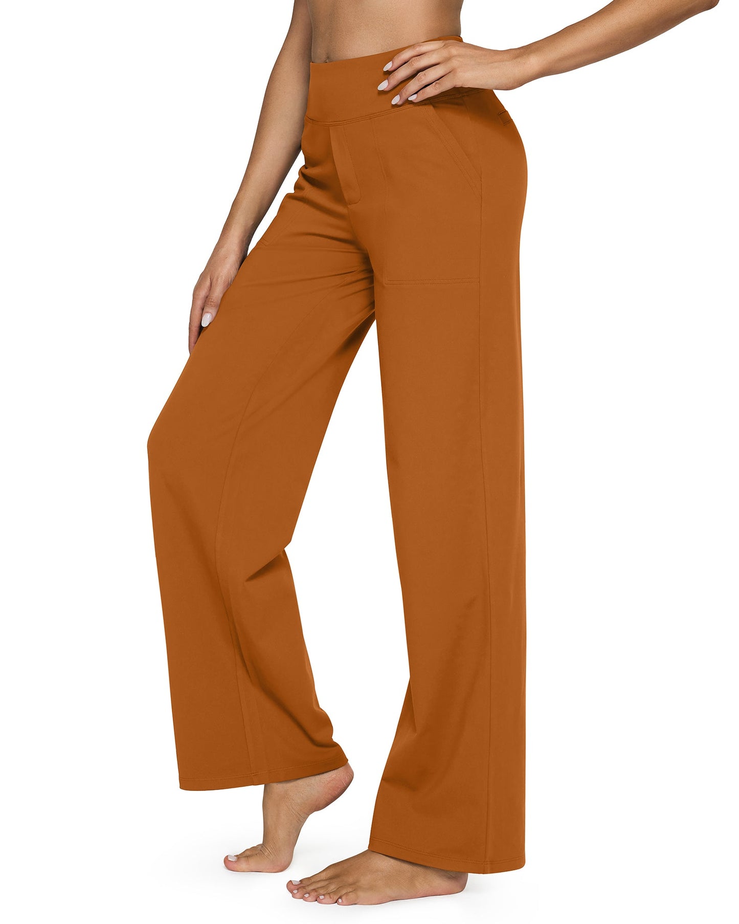 Luxe® High-Waist Work Pants