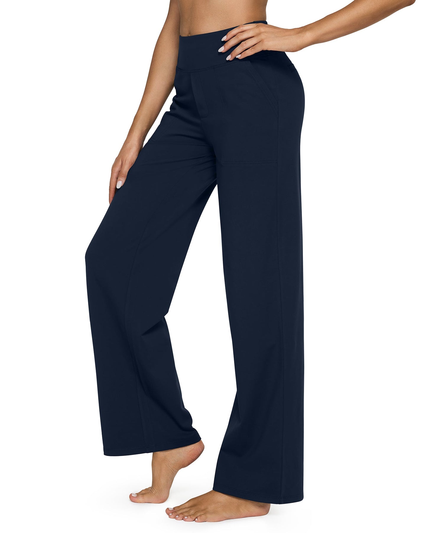 Luxe® High-Waist Work Pants