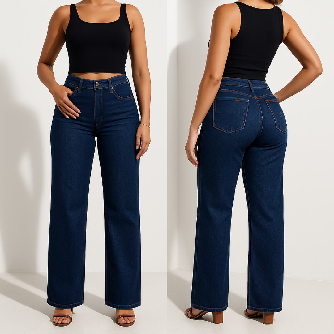 Luxe® BBL Mid-low Rise Stretch Jeans