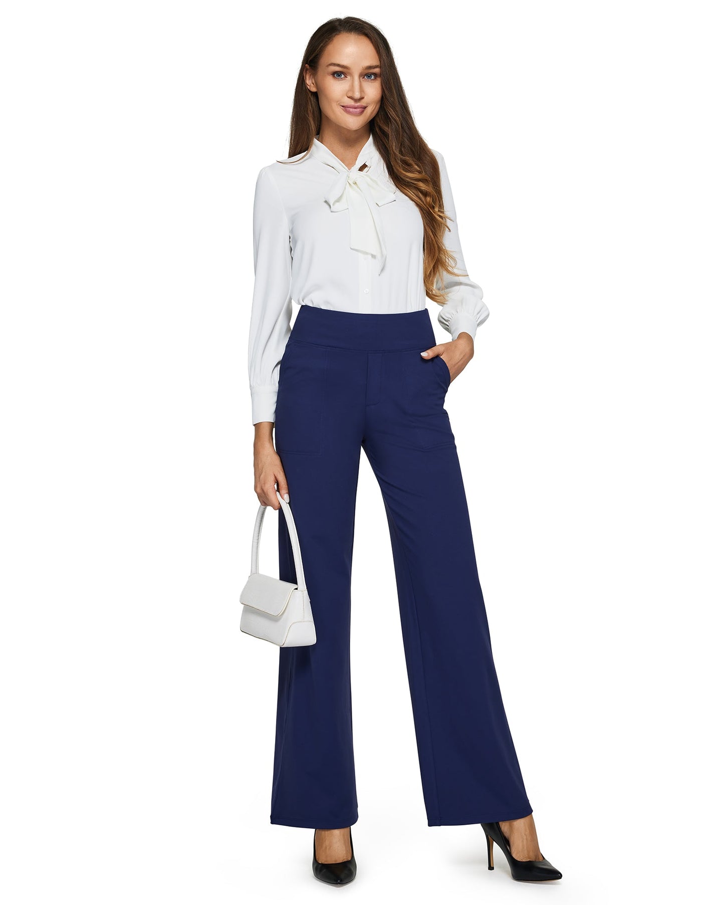 Luxe® High-Waist Work Pants