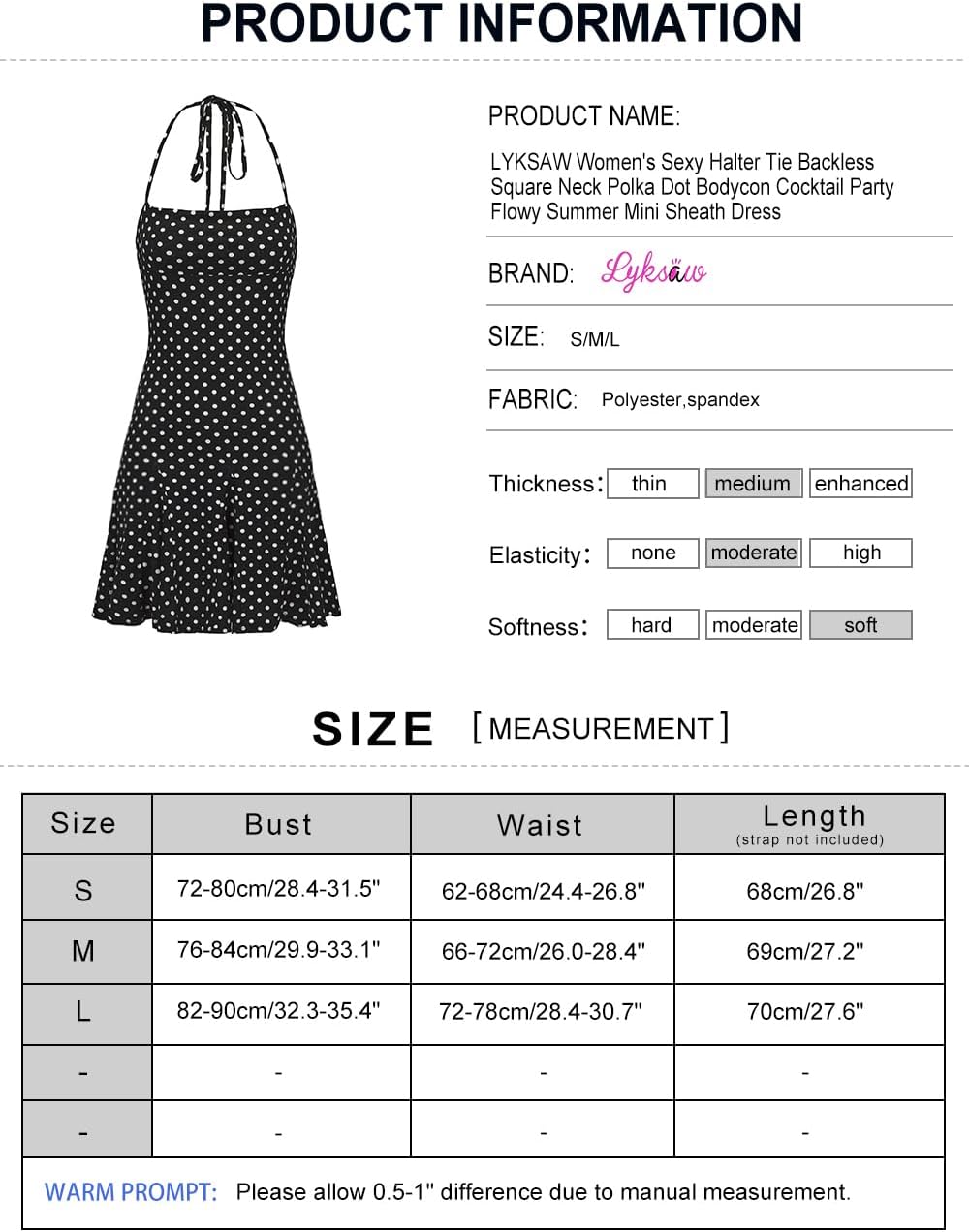 Luxe™ Dotted Dress