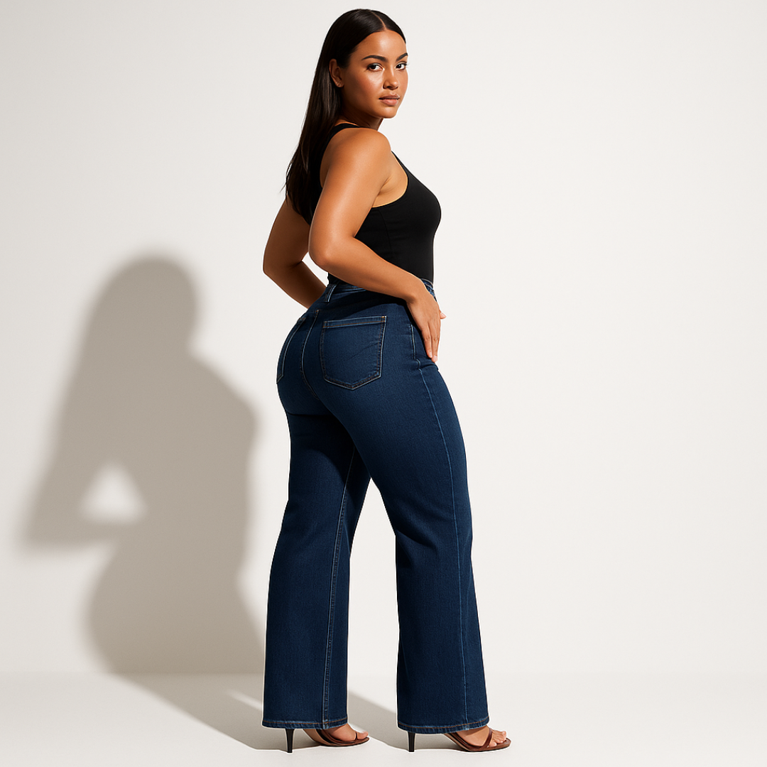 Luxe® BBL Mid-low Rise Stretch Jeans