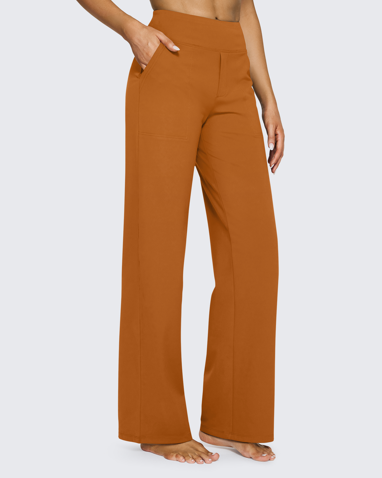 Luxe® High-Waist Work Pants