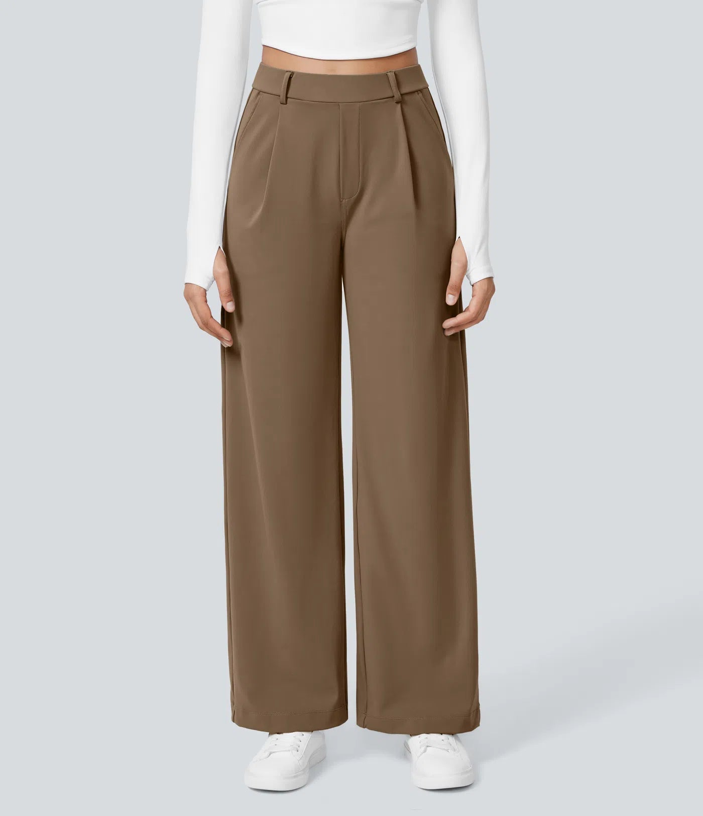 Luxe® High-Waist Work Pants