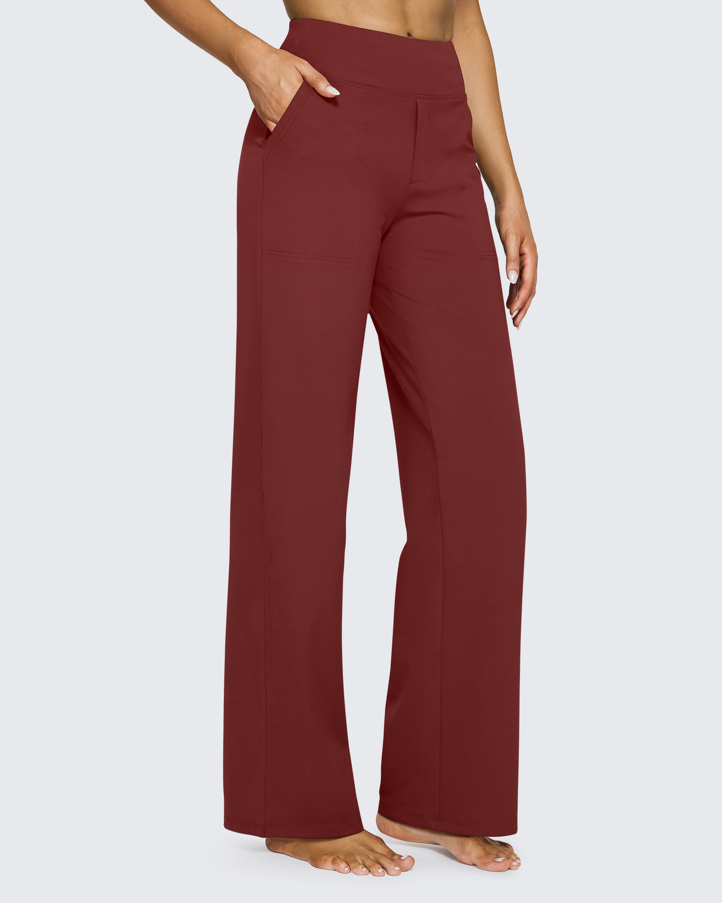 Luxe® High-Waist Work Pants