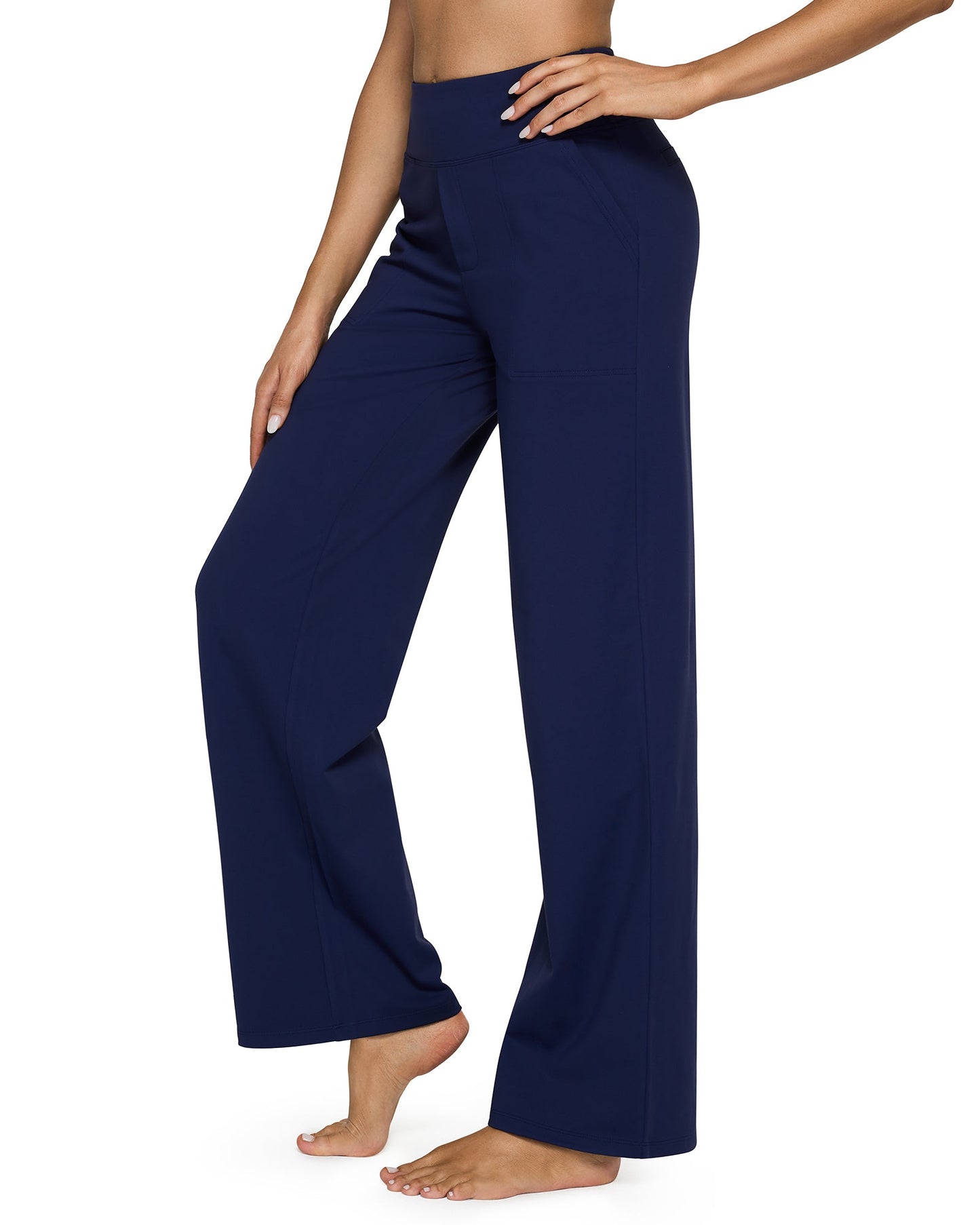 Luxe® High-Waist Work Pants