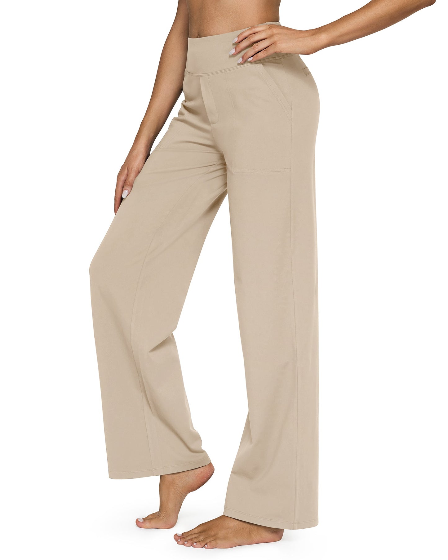 Luxe® High-Waist Work Pants