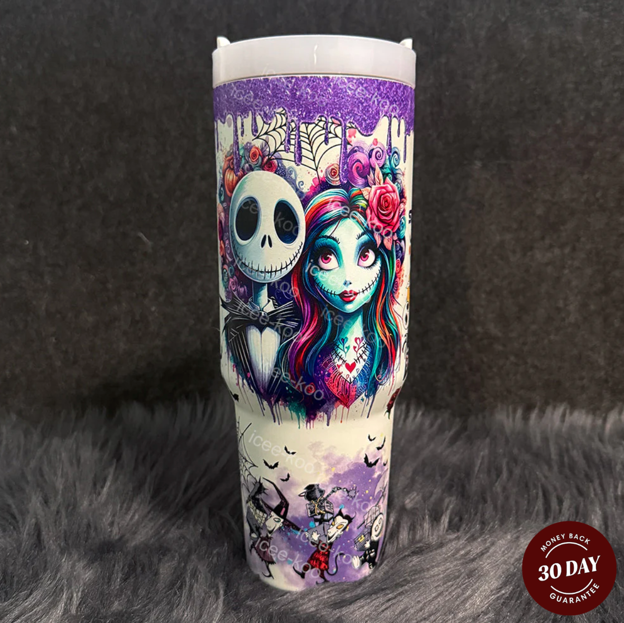 Sally X Jack Skellington Tumbler