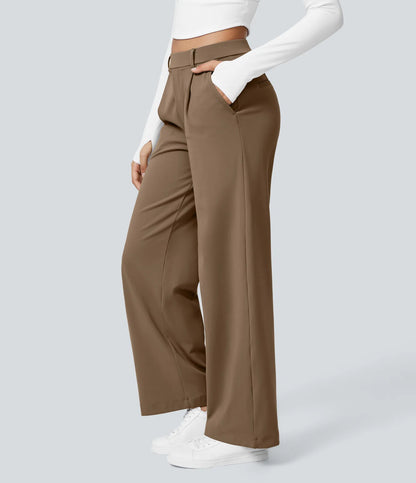Luxe® High-Waist Work Pants