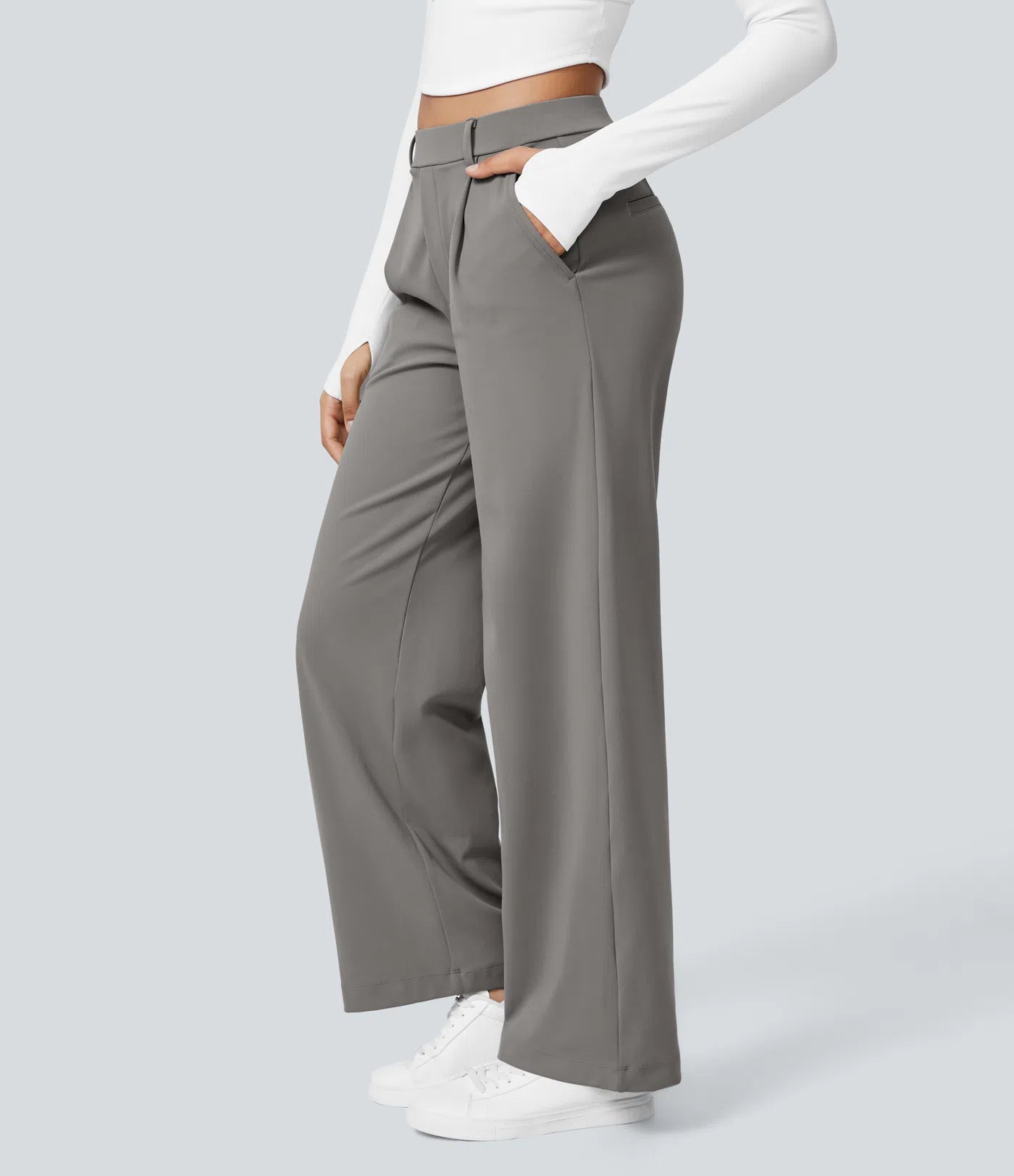 Luxe® High-Waist Work Pants