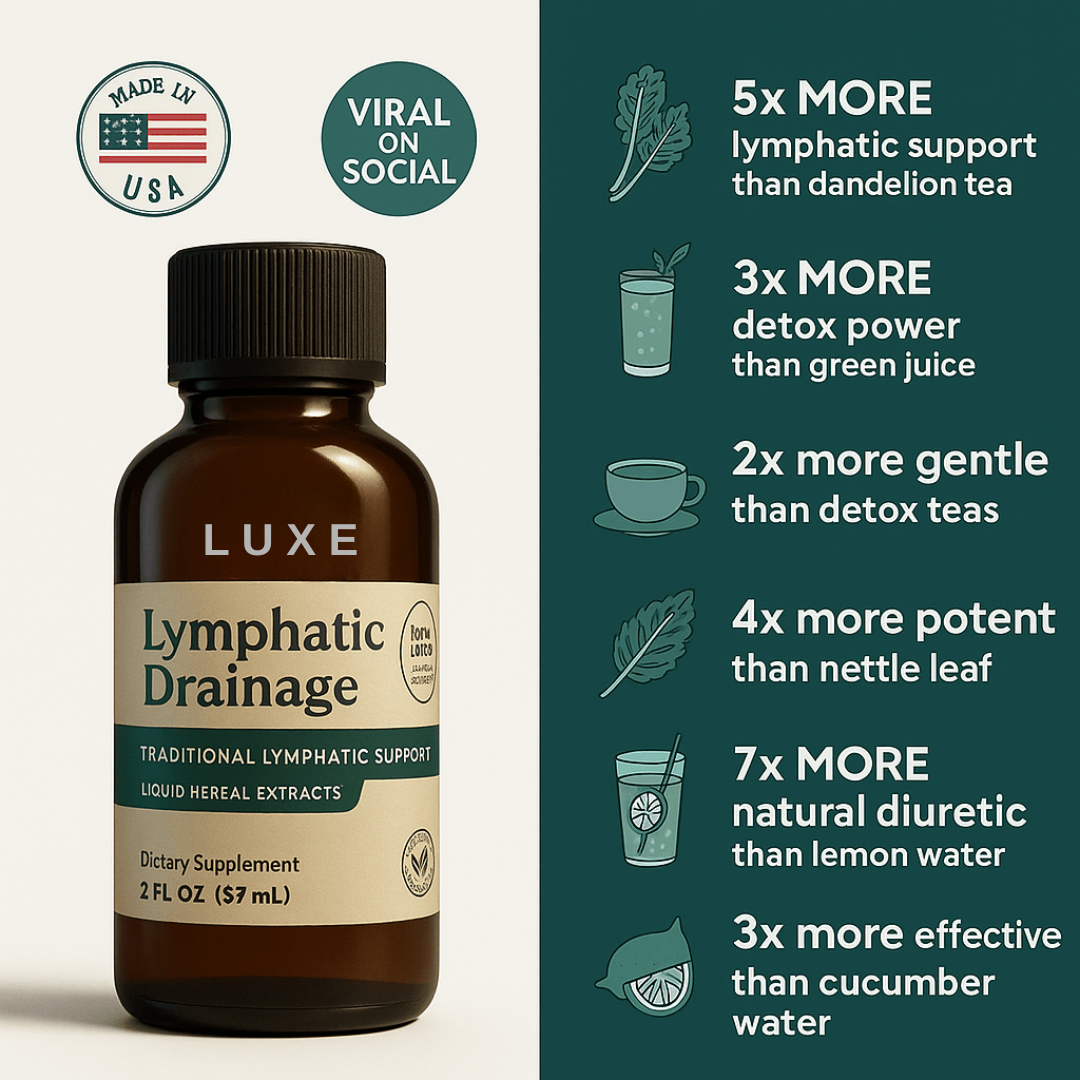 Luxe De-Puff Drops – Naturally Drain Puffiness From Face, Belly, And Legs