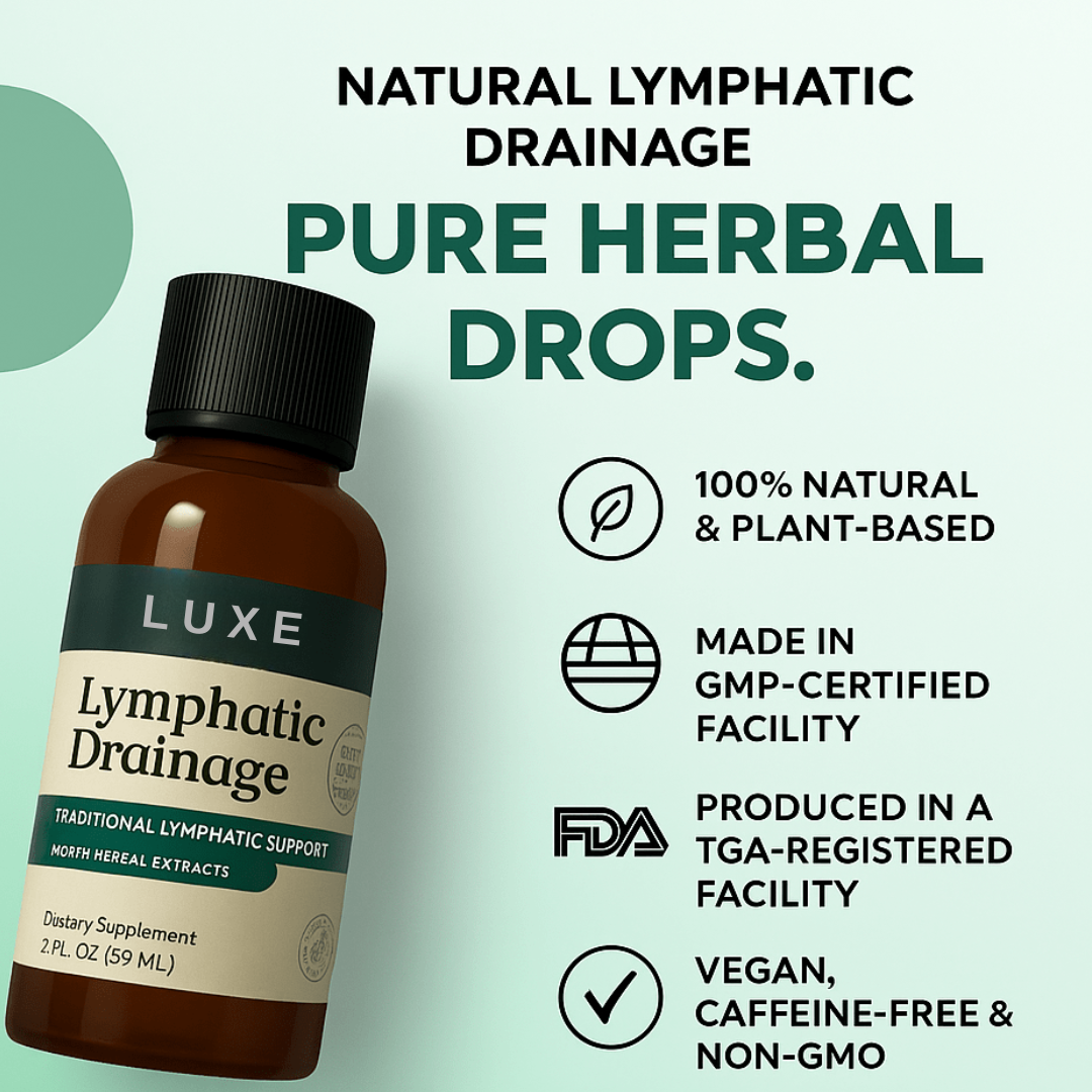 Luxe De-Puff Drops – Naturally Drain Puffiness From Face, Belly, And Legs