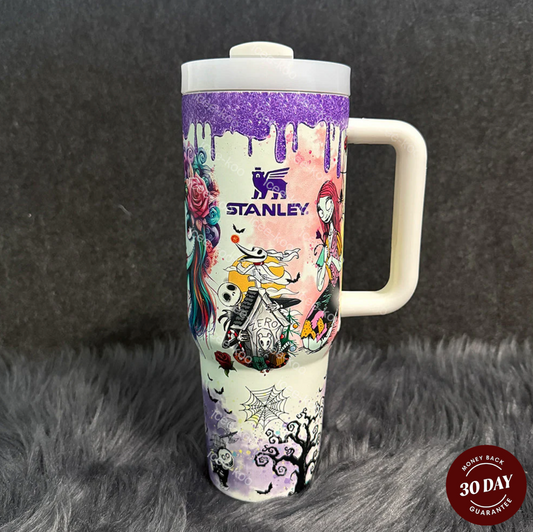 Sally X Jack Skellington Tumbler